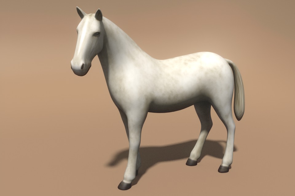 White horse preview image 1
